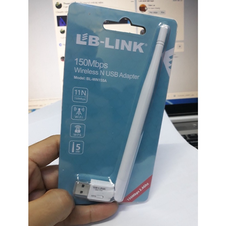 LB LINK - USB Wifi Nano Tốc Độ 150Mbps không râu thu sóng wifi cho máy tính