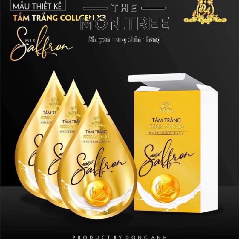 Tắm trắng saffron x3 collagen