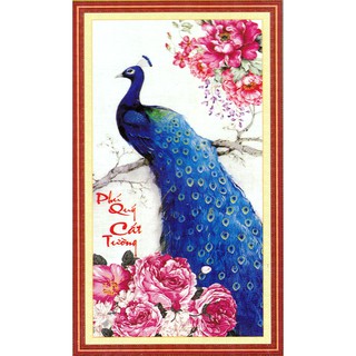 Tranh Đính Đá ABC 3D Phú Quý Cát Tường H2002 (Khách tự đính) kt:51x95cm