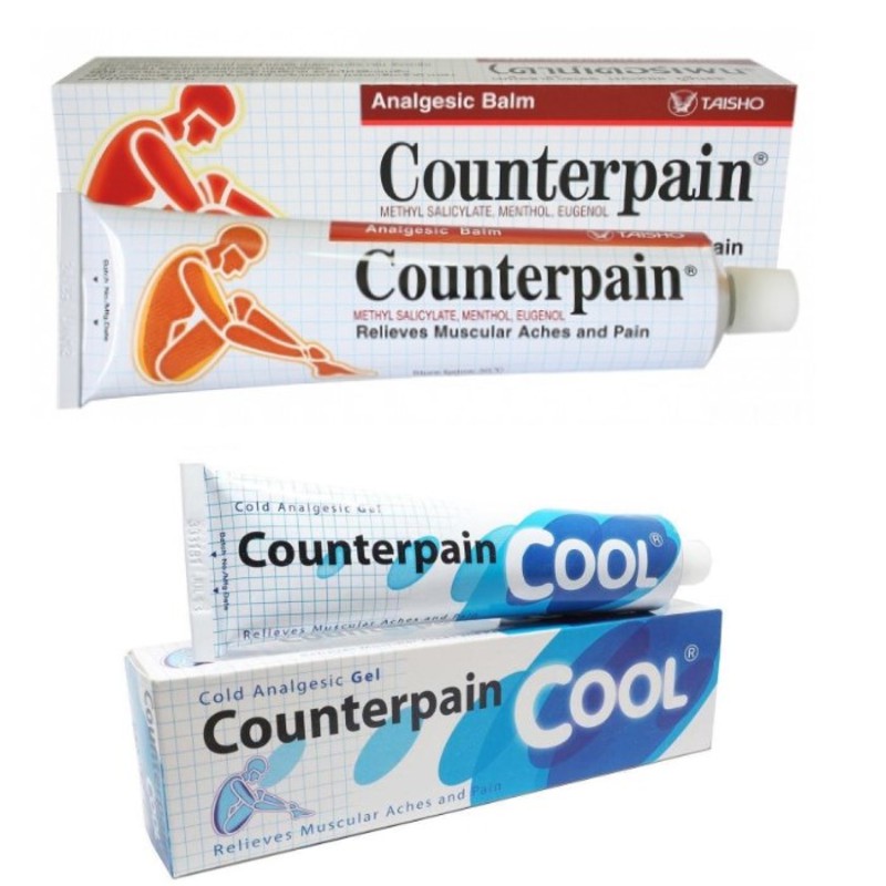 Kem Xoa Bóp Nhức Mõi Counterpain Red &amp; Counterpain Cool Thái Lan