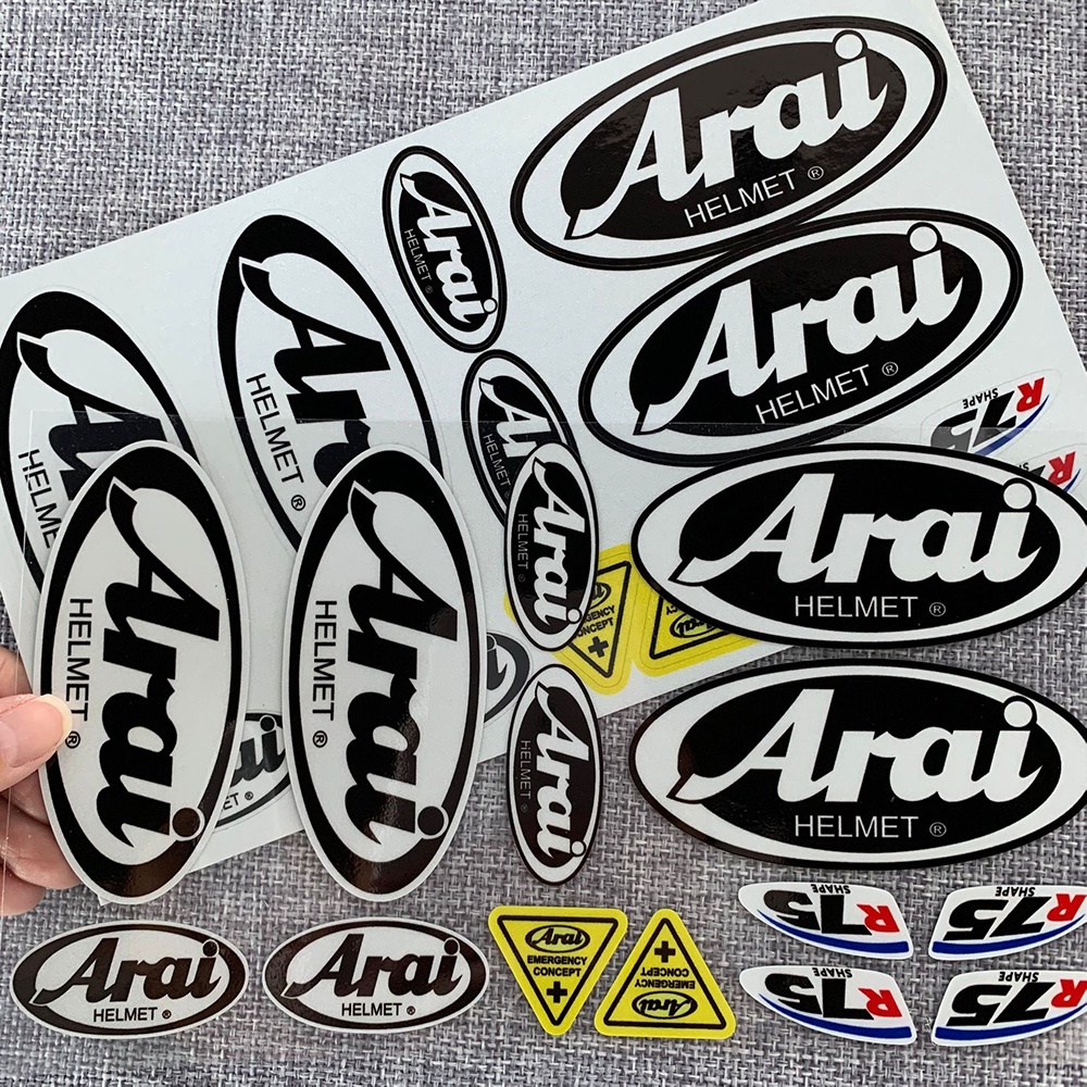 Sticker Phản Quang Dán Trang Trí Nón Bảo Hiểm Phong Cách Nhật Bản Độc Đáo