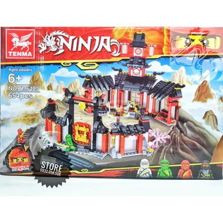 Lego Tenma – TM6423 Lắp Ráp Võ Đường Spinjitzu ( 654 Mảnh )