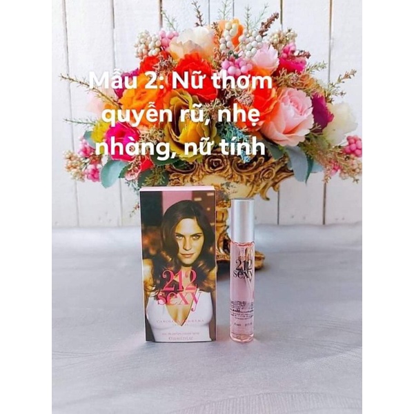 Nước Hoa Nam Nữ Mini Cao Cấp 20ml Nam Tính Ngọt Ngào Nhẹ Nhàng Tinh Dầu Xịt Thơm Lưu Hương Lâu