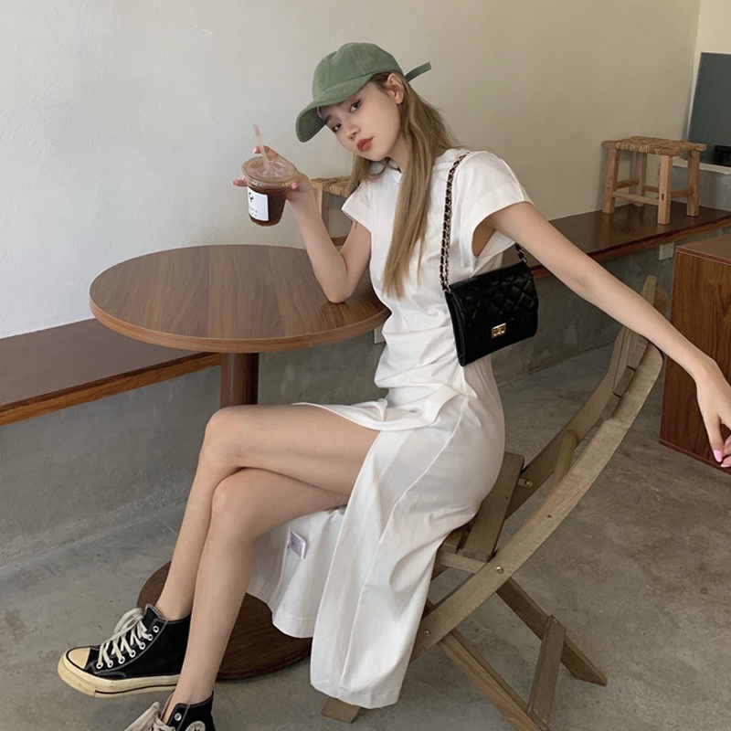 Đầm Dáng Dài Form Ôm Phong Cách Pháp Thời Trang Mùa Hè