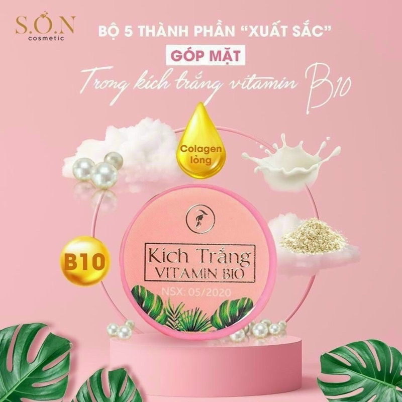 Kem Kích Trắng Nhanh Cho Da Vitamin B10 30g ( Dùng Trực Tiếp Hoặc Trộn Vào Kem Body )
