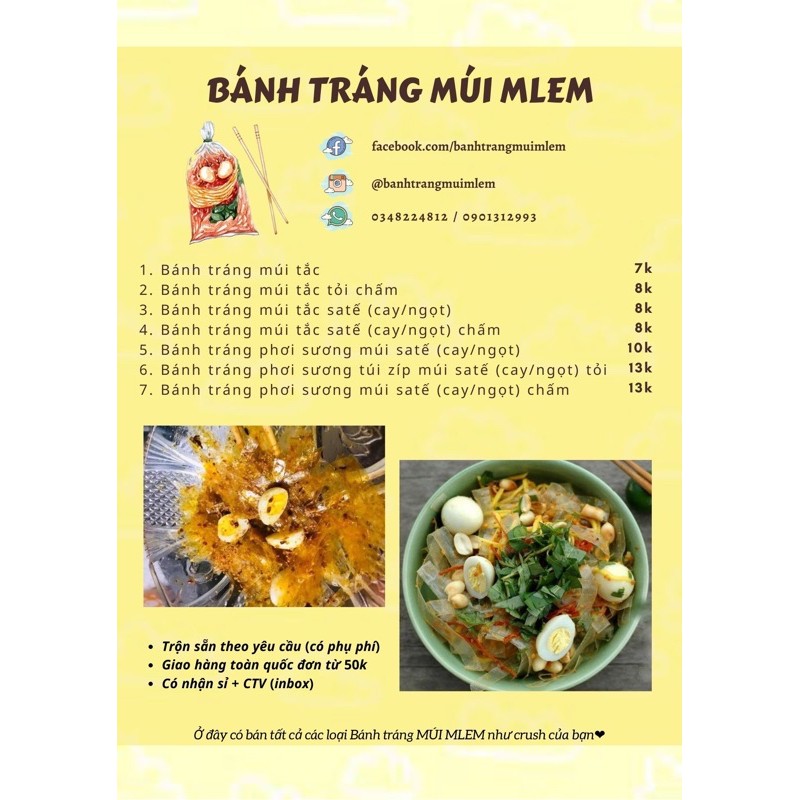 bánh tráng satế muối tỏi