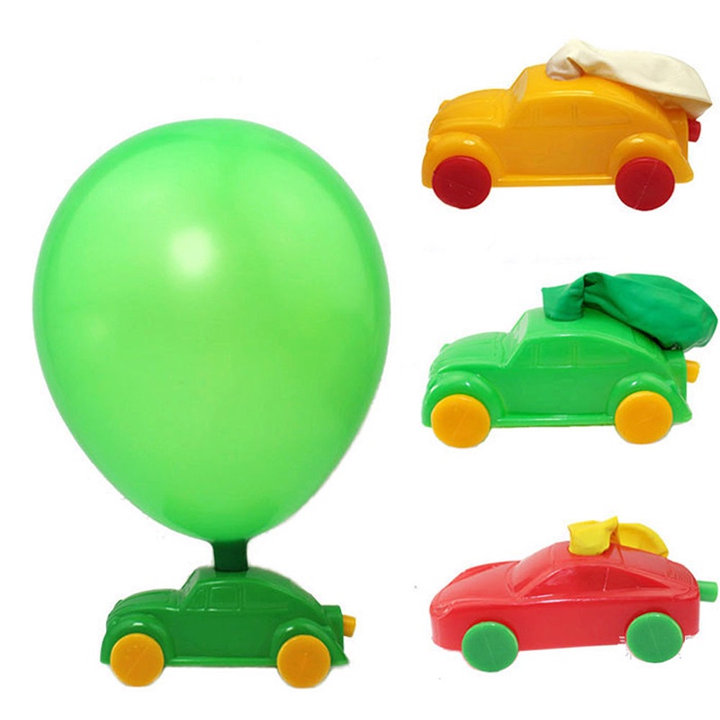 Xe ô tô đồ chơi thiết kế bơm bong bóng thú vị màu sắc ngẫu nhiên dành cho các bé