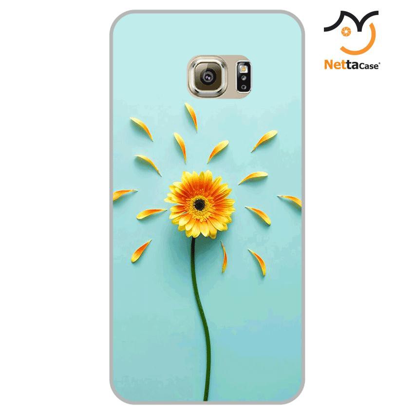 Ốp lưng dẻo cho Samsung Galaxy S6 Edge Plus _Sunflower 02