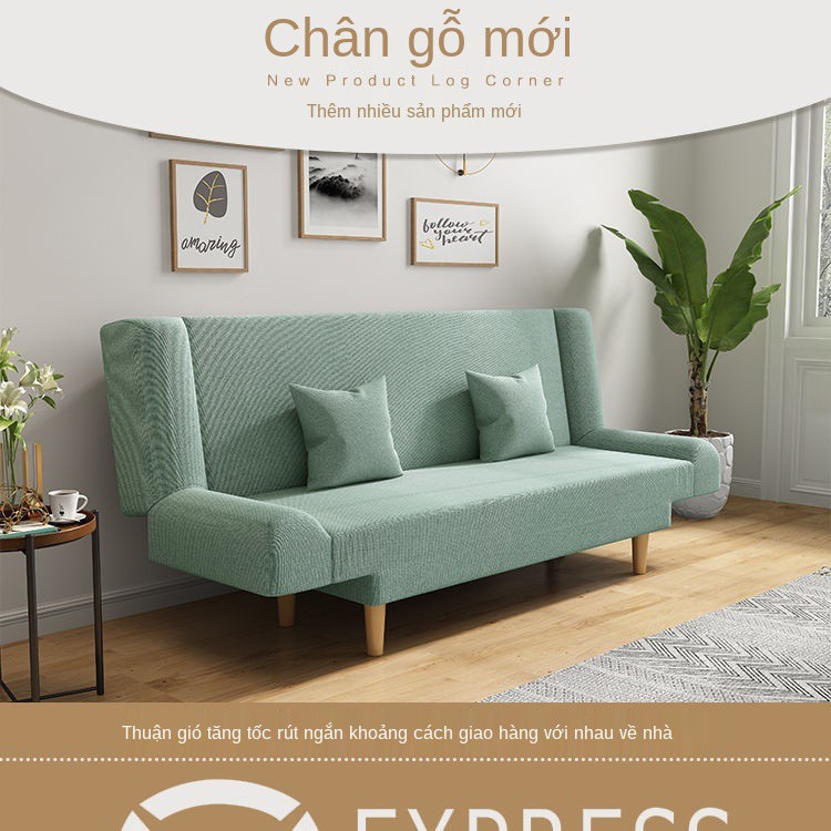 Căn hộ nhỏ cho thuê giường sofa phòng ngủ có thể gấp gọn đơn giản đa năng vải lười [đăng ngày 1 tháng 3]