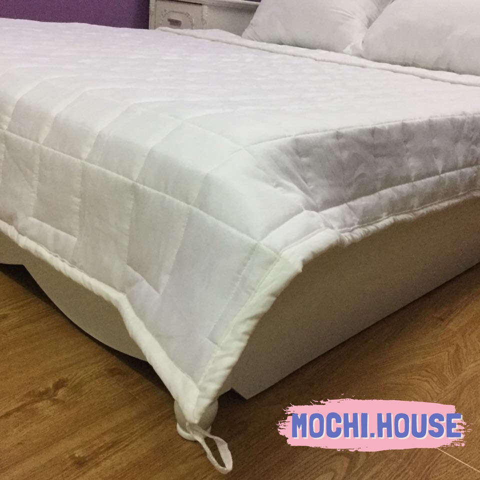 RUỘT CHĂN HÈ MOCHI HOUSE MỎNG NHẸ MÀU TRẮNG SIZE 2M X 2M2