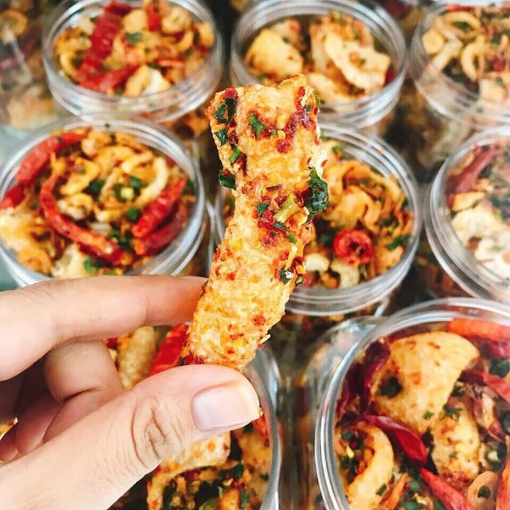 Da heo mắm hành, da heo chiên mắm 80gr(Túi Zip) | BigBuy360 - bigbuy360.vn