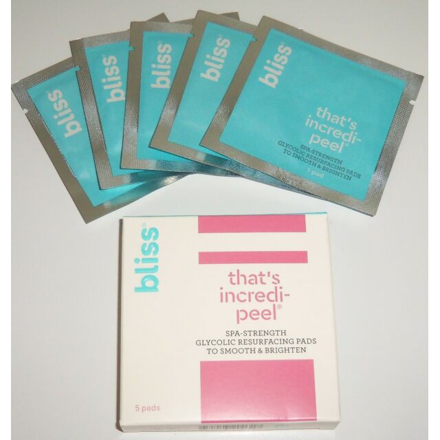 Miếng peel da Bliss That’s Incredi-Peel Spa-strength Glycolic Resurfacing Pads