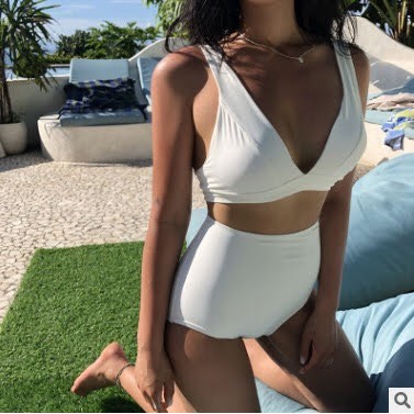 Bikini đồ bơi 2 mảnh quyến rũ có sẵn mút ngực quần cạp cao đi biển Shop GYMSTORE 9914