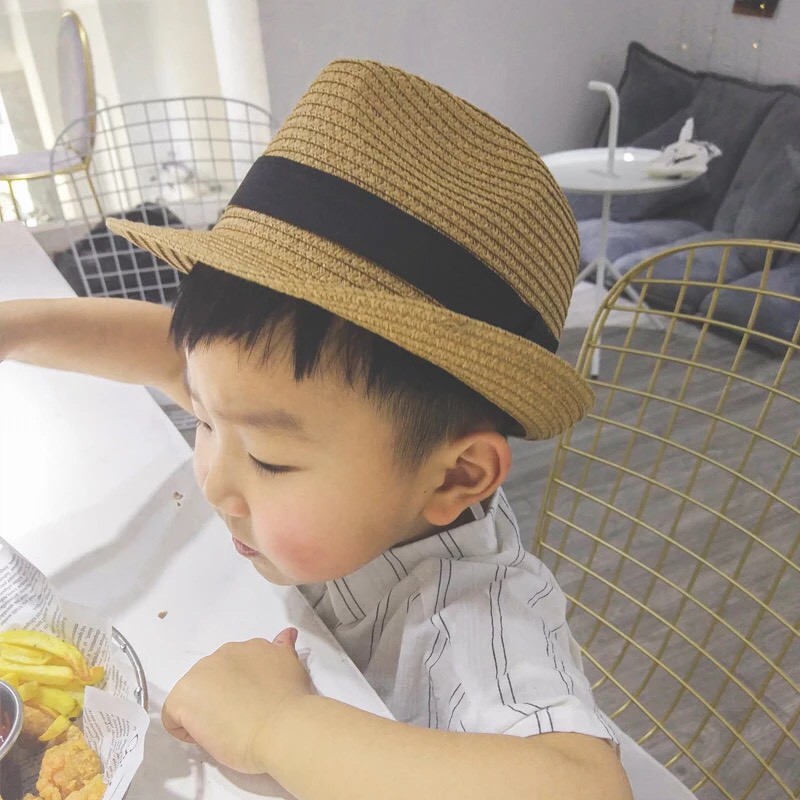 Mũ phớt cho bé trai, nón cao bồi cho bé nam đủ size