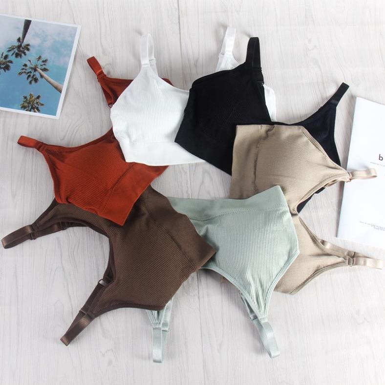 Áo Bra Gân Tăm Siêu Xịn Có Dây Điều Chỉnh 8807 - LADY