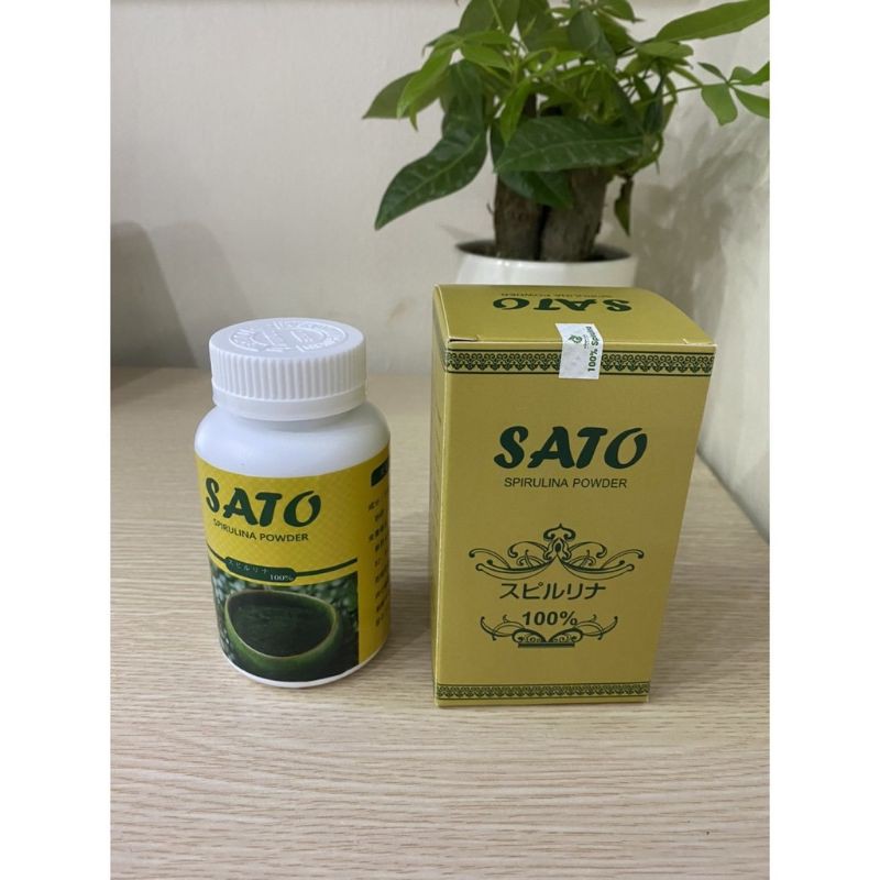 Tảo bột SATO cấy nano, đắp mặt nạ