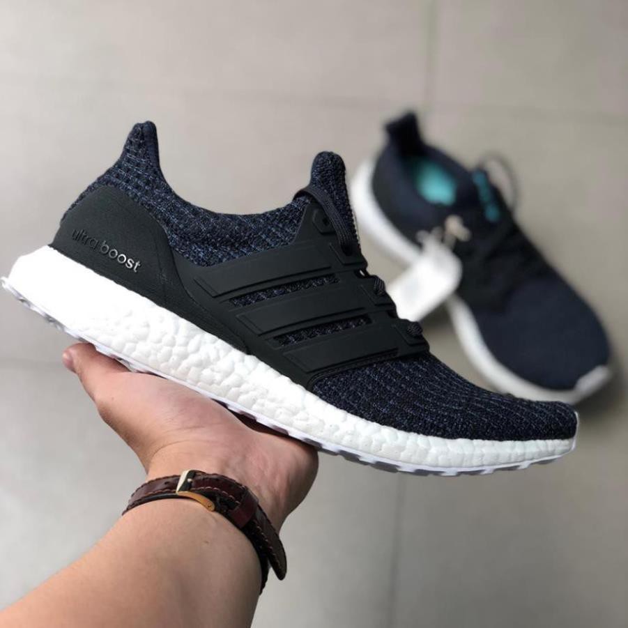 SALE Xả kho Giày thể thao ULTRA BOOST 4.0 PARLEY XANH ĐEN .( Xả Tết Tết) . ! Sales 11-11 . rẻ HOT ✔ * L ! : ' ?