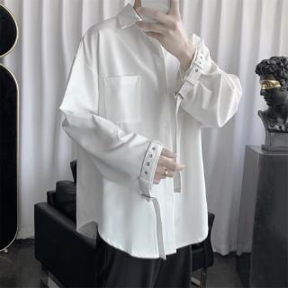 Áo sơ mi cổ bẻ tay dài phong cách Hàn Quốc sành điệu cho nam