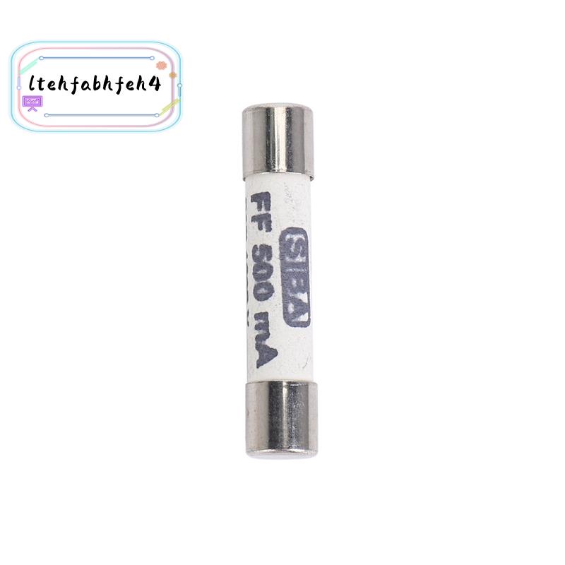 Cầu Chì Sứ Trắng 1000V 500mA 6.3X32Mm Chuyên Dụng Cho Vạn Năng Kế