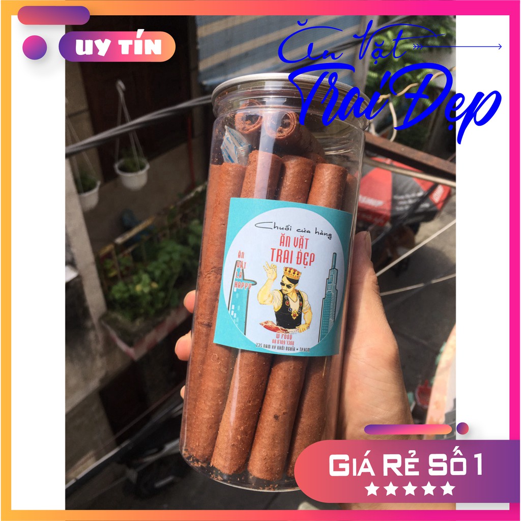 Bánh Ống Cacao Trai Đẹp 400G