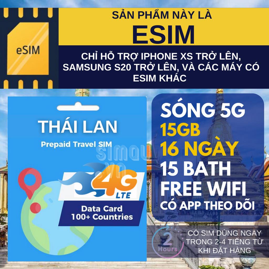 Sim du lịch 4G THÁI LAN tiện dụng tiết kiệm có nhiều gói cước