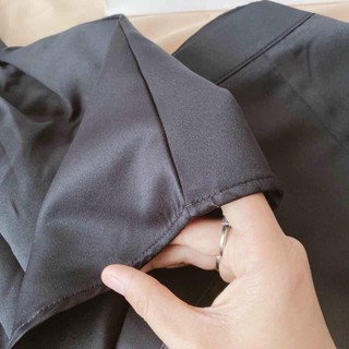 Set Áo Peplum Đen Đan Lưng Và Short