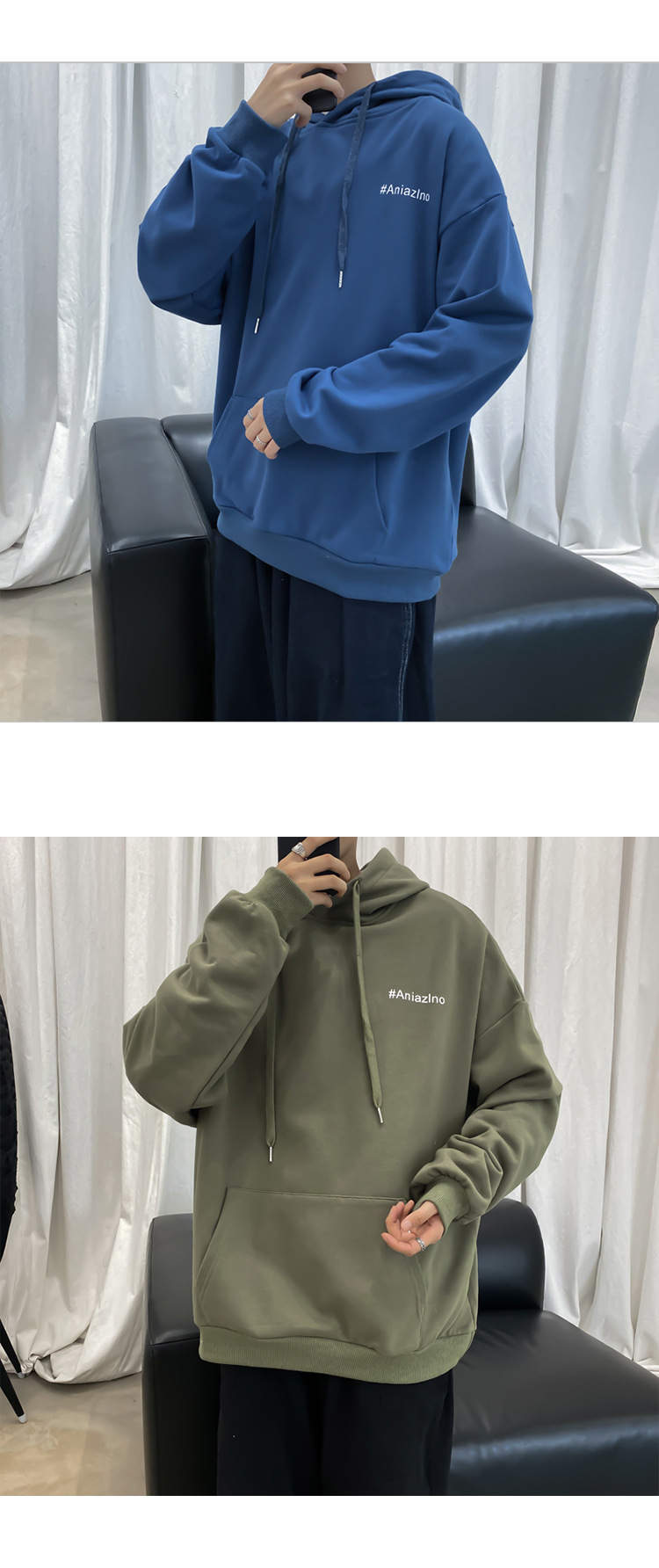 Áo Hoodie Dáng Rộng Thời Trang Phong Cách Cá Tính Cho Nam | BigBuy360 - bigbuy360.vn