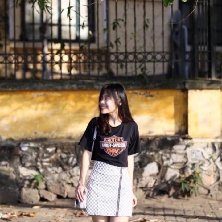 [Mã FAMAYWA giảm 10K đơn 50K] [ FreeShip Bill từ 50k ] Áo croptop cộc tay dưới 55kg - motor harley | BigBuy360 - bigbuy360.vn