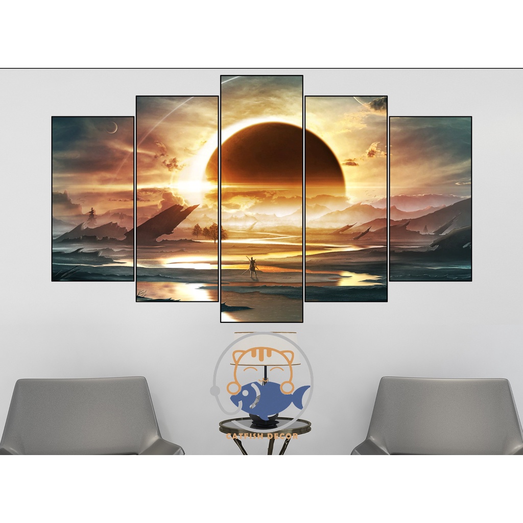 Tranh dán tường decor trang trí phòng GALAXY SPACE VŨ TRỤ NGÂN HÀ - BỘ 2