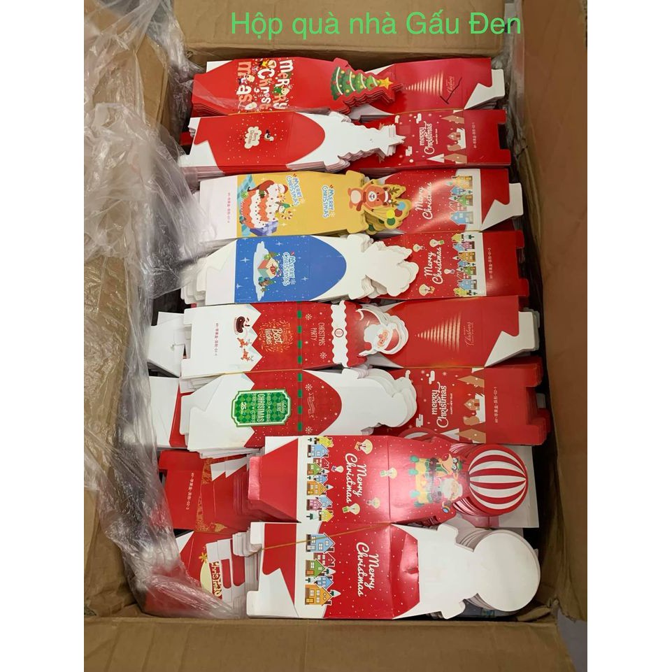 Hộp đựng quà NOEL xinh xắn - Vỏ Hộp Quà Noel 2021