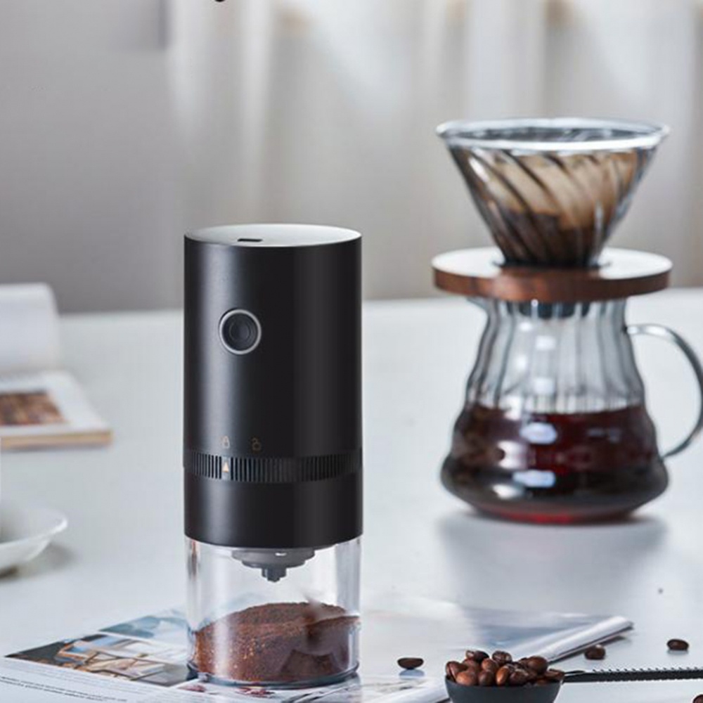 【DREAMLIFE】USB Electric Portable Coffee Grinder Coffee Bean Grinder ABSStainless Steel cANpqnDm YKdwxOI