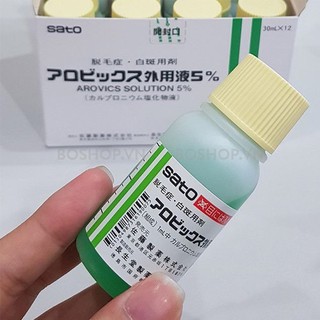 (cao cấp) mọc tóc thảo dược Nhật bản Sato – 30ml