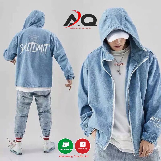 Áo Khoác Jean Nam Nữ Áo Bò Rin Jeans Nam Nữ Cao Cấp Cao Cấp Đa Năng Nhiều Mẫu AQSTORE