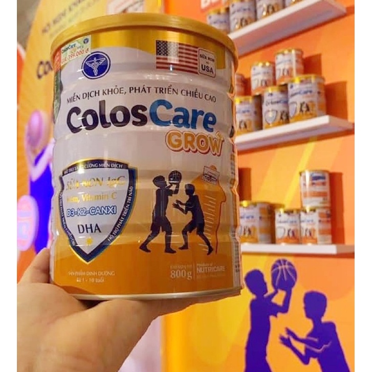 Sữa COLOSCARE Grow 800gr Cao lớn tăng cân