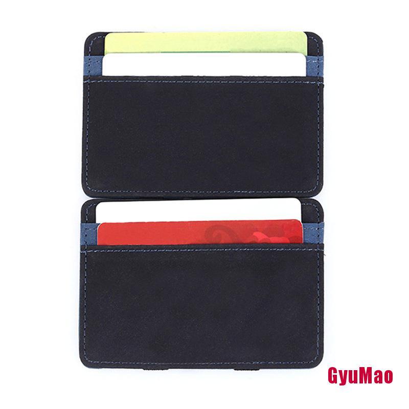 Ví da PU cỡ nhỏ co giãn thời trang cho nam