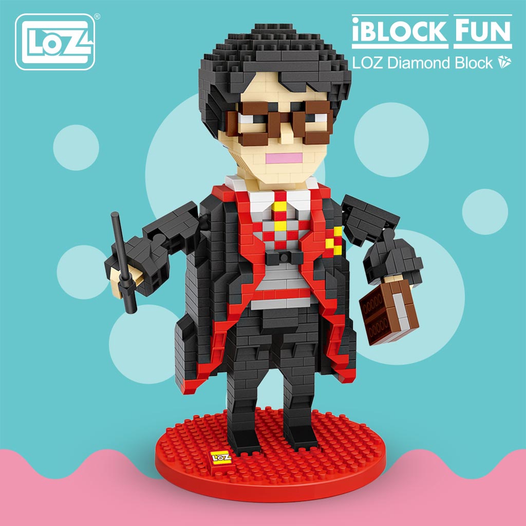 Loz Bộ Đồ Chơi Xếp Hình Harry Potter Thủ Công Sáng Tạo Dành Cho Bé Trai