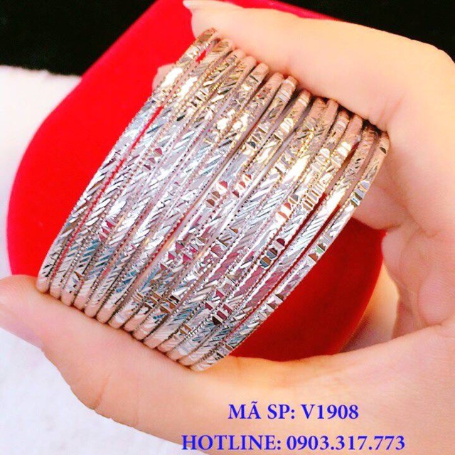 Vòng ximen mạ bạch kim