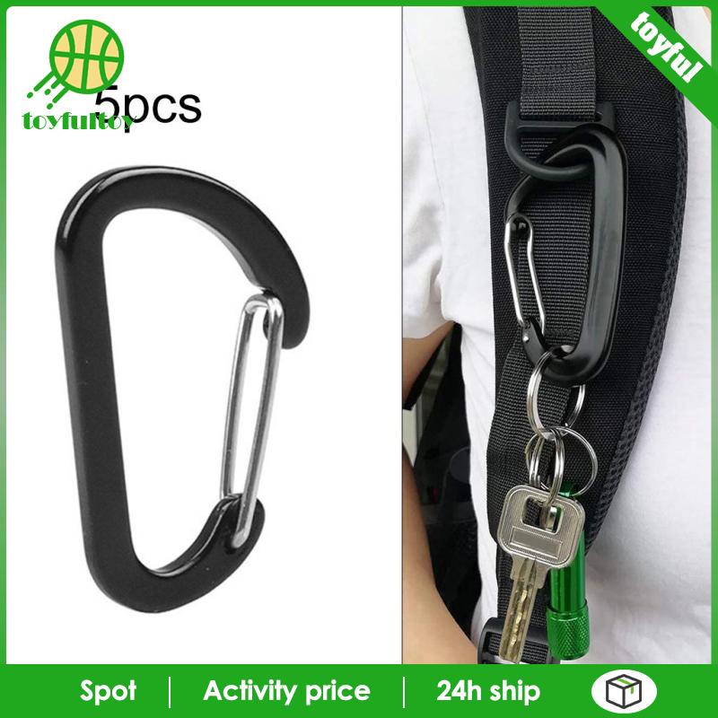 Set 5 Móc Khóa Chữ D Chống Gỉ Sét Chuyên Dụng Cho Câu Cá