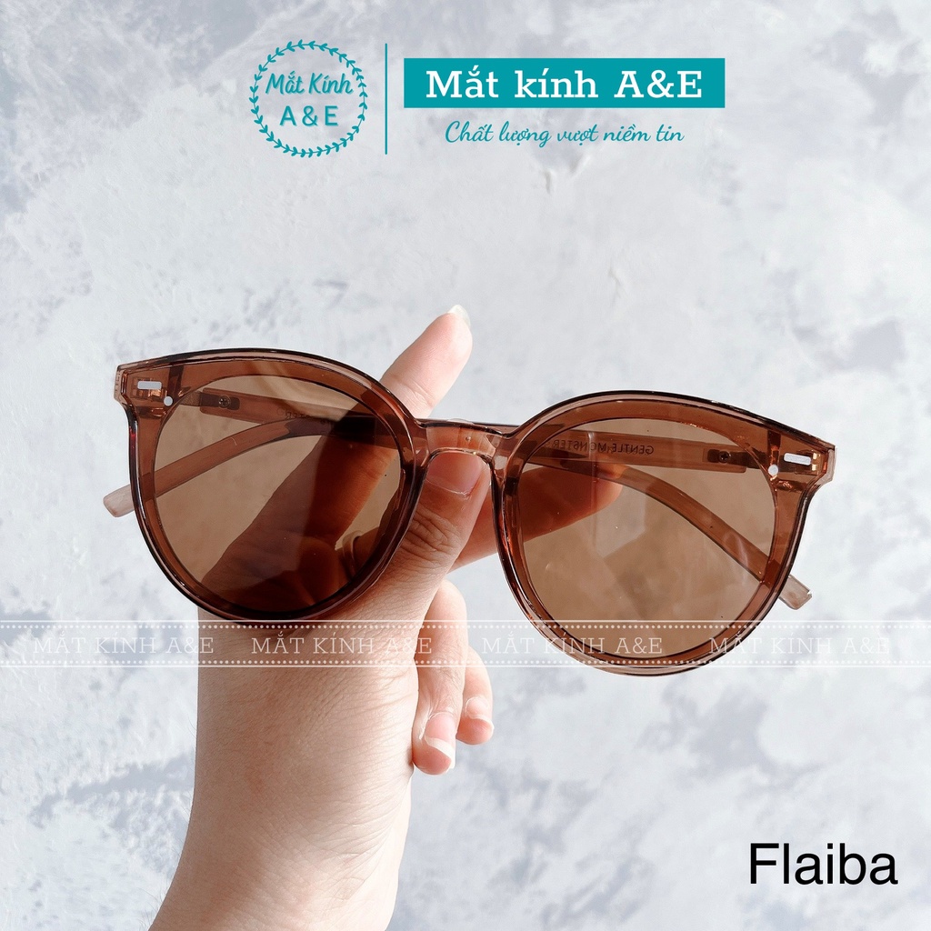 Kính râm thời trang Hàn Quốc AMIE Eyewear kính mát bản to Flaiba