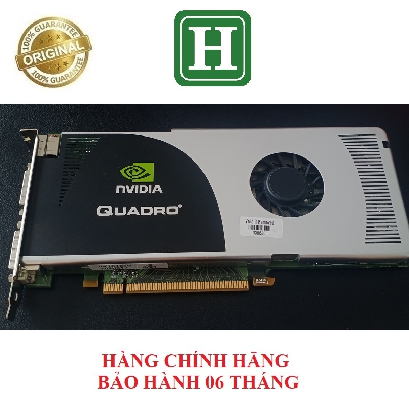 Card màn hình NVIDIA Quadro FX 3700 512MB 256-Bit GDDR3, hàng chính hãng tháo máy bảo hành 6 tháng