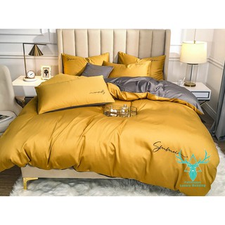 [Hàng mới về]Bộ Chăn Ga Gối Lụa Sumoi 60s Nhập Khẩu Cao Cấp (Inbox kích thước ga nệm/đệm)