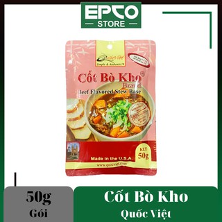 Gia Vị Nấu Bò Kho (Bò Sốt Vang) Cốt Quốc Việt Gói 50g