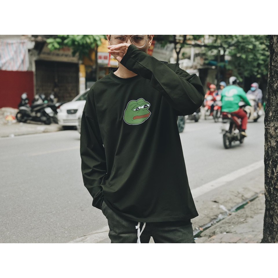 Áo thun dài tay màu xanh bộ đội -5 mẫu (T.A.S Clothes) | BigBuy360 - bigbuy360.vn