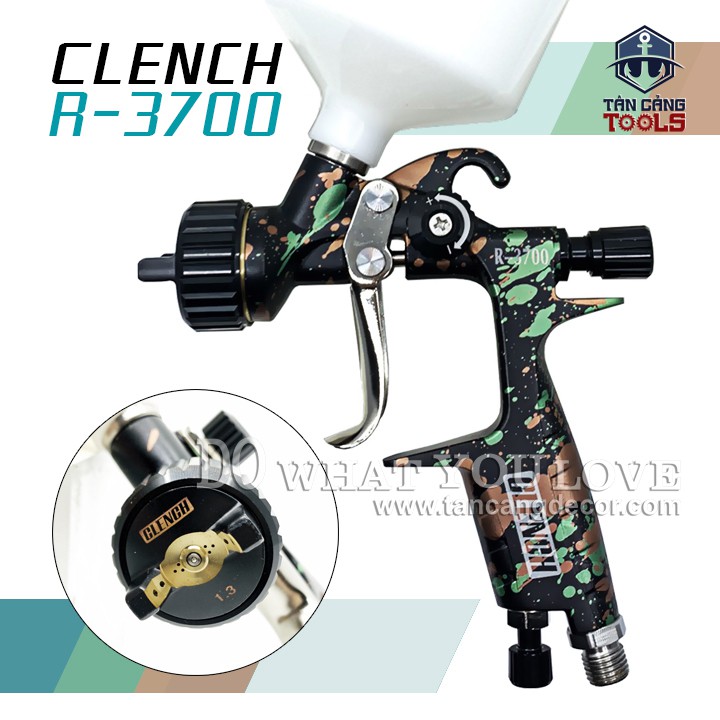 Súng Phun Sơn Seba Clench R - 3700 1.3 mm RP 600 cc ( Phiên Bản 2022 )