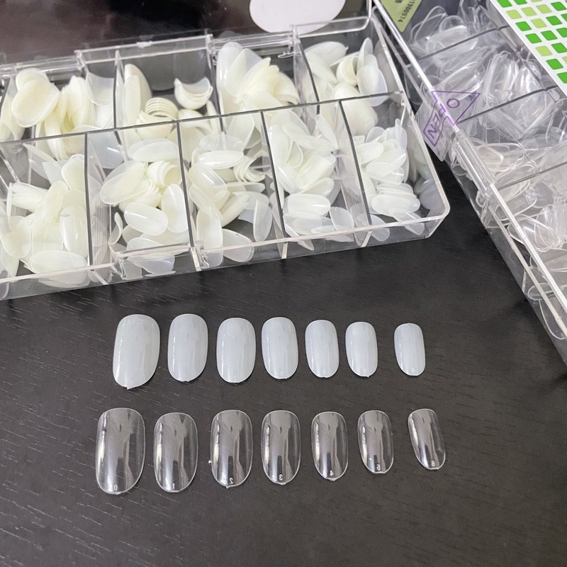 Móng úp HSM form tròn ngắn trơn