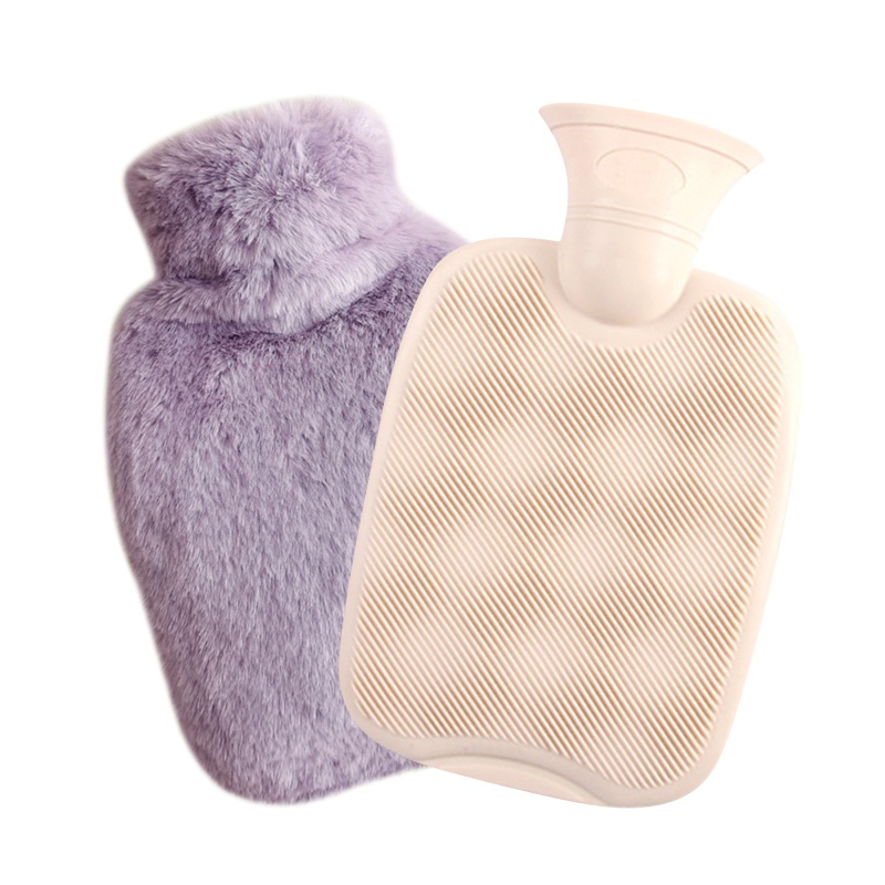 Túi Chườm Nóng Bằng PVC Phối Lông Đa Năng Tiện Dụng Cho Mẹ Và Bé