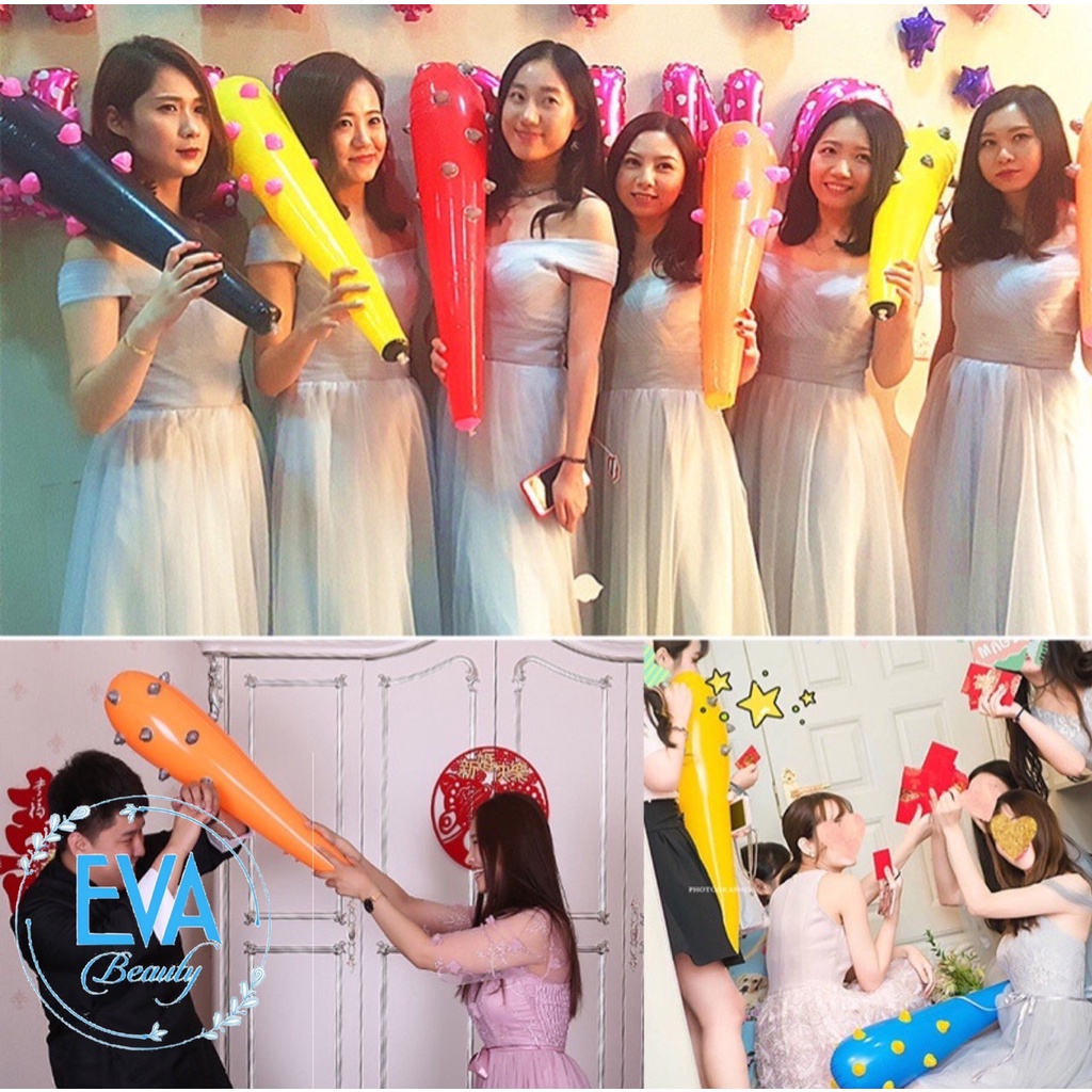 Đồ Chơi Bơm Hơi / Đồ Chơi Gậy Bóng Chày Bơm Hơi 55 Cm Nhiều Màu / Đồ Chơi Chùy Gai Nhỏ Bơm Hơi Độc Đáo M825