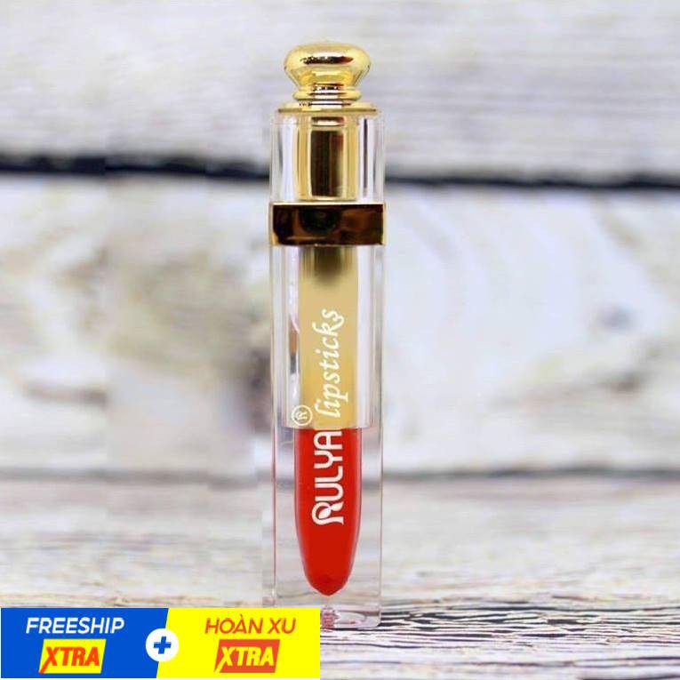Son Kem RULYA LIPSTICKS Lì Đỏ Cam