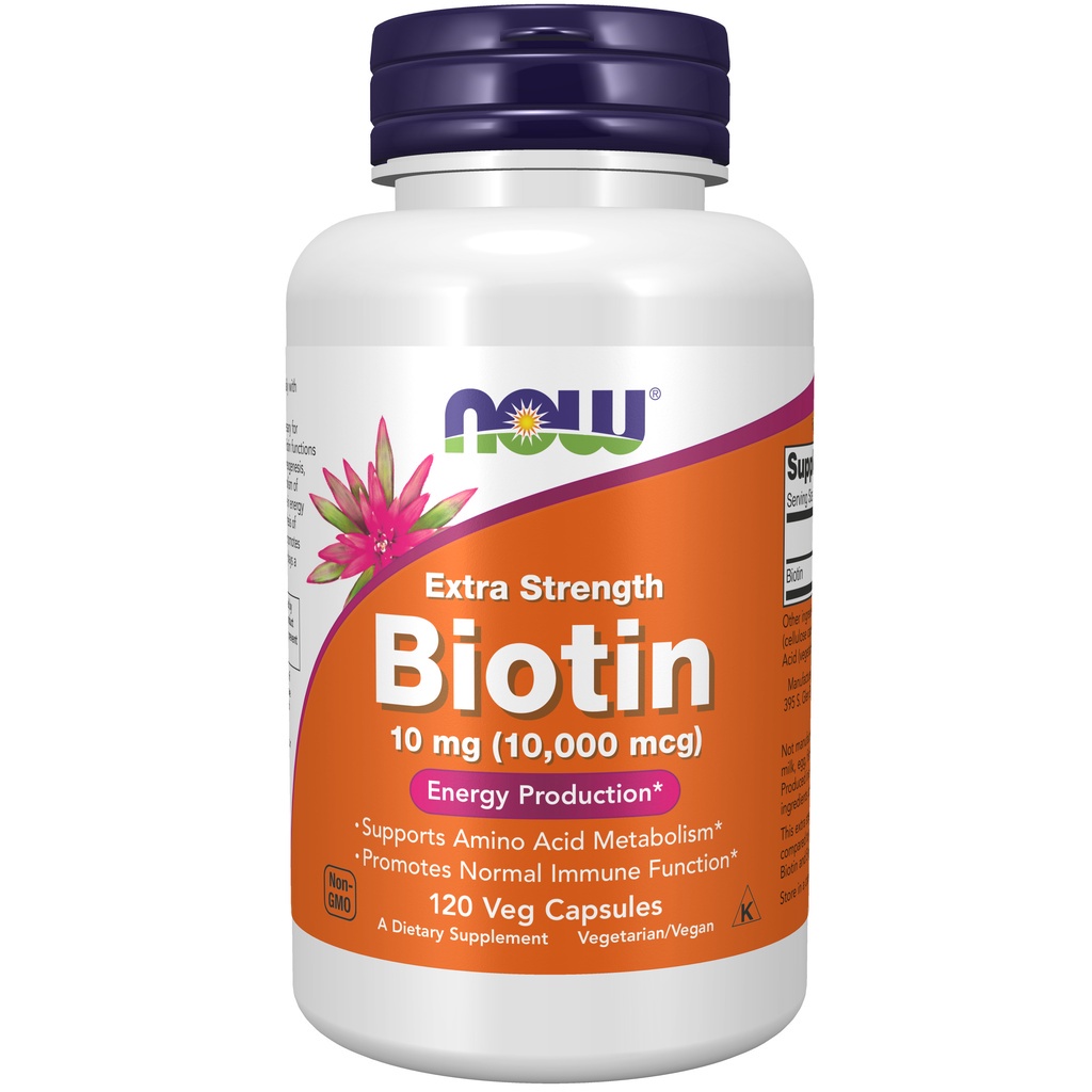 BIOTIN | Now Biotin   | Viên Uống Mọc Tóc, Đẹp Da - Chính Hãng Muscle Fitness
