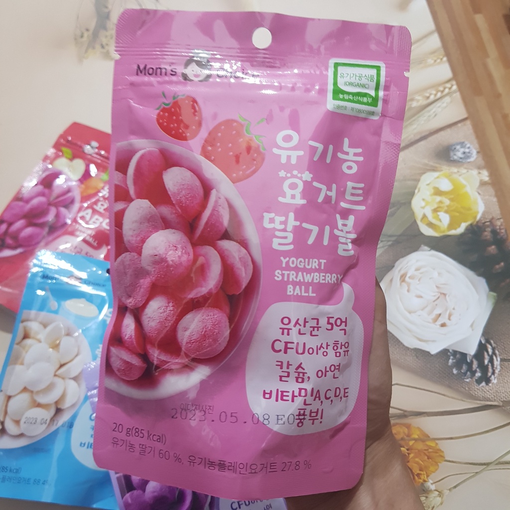 Sữa chua khô organic sấy lạnh hữu cơ cho bé 7m+ 20gram